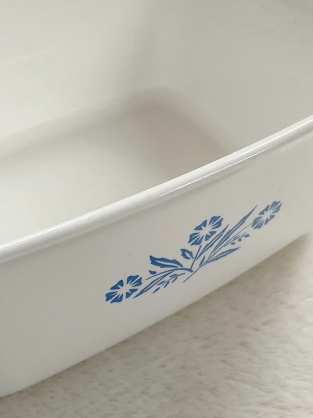CorningWare Blue Cornflower P-4-B 1.5 Qt Casserole Dish No Lid USA